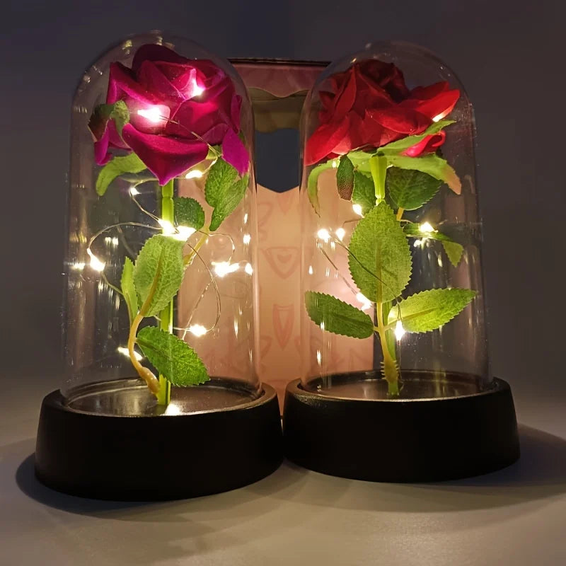 Eternal Rose Flower Luminous Decoration - Mother's Day Gift for Wedding, Home Decor, Girlfriend, Valentine's Day, Birthday